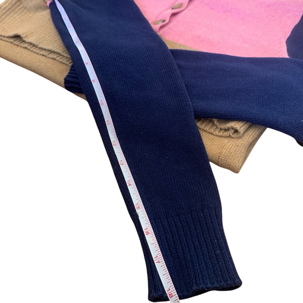 J.Crew Colorblock Sweater XS Preppy Coastal Country Club Golf Tennis Pullover - Picture 10 of 12